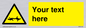 WV5133: Custom Barbed Wire Sign