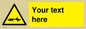 WV5133: Custom Barbed Wire Sign
