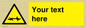 WV5133: Custom Barbed Wire Sign