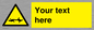 WV5133: Custom Barbed Wire Sign