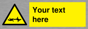 WV5133: Custom Barbed Wire Sign