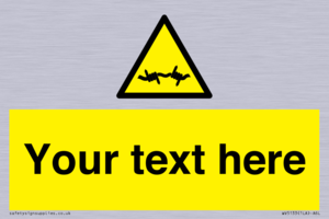 WV5133: Custom Barbed Wire Sign