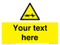WV5133: Custom Barbed Wire Sign