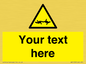 WV5133: Custom Barbed Wire Sign