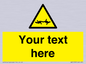 WV5133: Custom Barbed Wire Sign