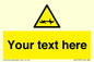WV5133: Custom Barbed Wire Sign