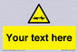 WV5133: Custom Barbed Wire Sign