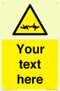 WV5133: Custom Barbed Wire Sign
