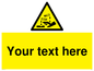 WV5134: Custom Corrosive Substance Sign