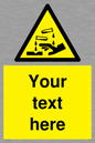 WV5134: Custom Corrosive Substance Sign