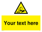 WV5134: Custom Corrosive Substance Sign