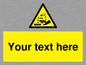 WV5134: Custom Corrosive Substance Sign