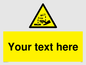 WV5134: Custom Corrosive Substance Sign