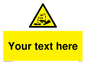 WV5134: Custom Corrosive Substance Sign