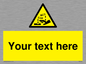 WV5134: Custom Corrosive Substance Sign