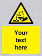 WV5134: Custom Corrosive Substance Sign