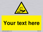 WV5134: Custom Corrosive Substance Sign