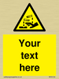 WV5134: Custom Corrosive Substance Sign