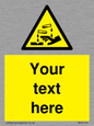 WV5134: Custom Corrosive Substance Sign