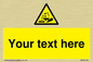 WV5134: Custom Corrosive Substance Sign
