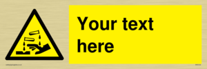 WV5134: Custom Corrosive Substance Sign