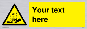 WV5134: Custom Corrosive Substance Sign