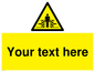 WV5184: Custom Crushing Hazard Sign