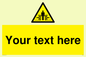 WV5184: Custom Crushing Hazard Sign