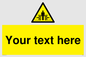 WV5184: Custom Crushing Hazard Sign