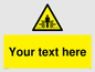 WV5184: Custom Crushing Hazard Sign