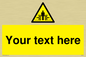 WV5184: Custom Crushing Hazard Sign