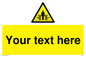 WV5184: Custom Crushing Hazard Sign