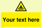 WV5184: Custom Crushing Hazard Sign