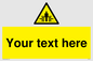 WV5184: Custom Crushing Hazard Sign