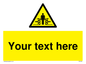 WV5184: Custom Crushing Hazard Sign