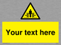 WV5184: Custom Crushing Hazard Sign