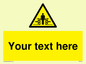WV5184: Custom Crushing Hazard Sign