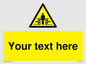 WV5184: Custom Crushing Hazard Sign