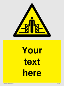 WV5184: Custom Crushing Hazard Sign