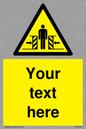 WV5184: Custom Crushing Hazard Sign