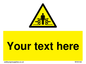 WV5184: Custom Crushing Hazard Sign