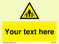 WV5184: Custom Crushing Hazard Sign