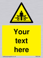WV5184: Custom Crushing Hazard Sign