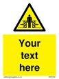 WV5184: Custom Crushing Hazard Sign