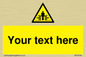 WV5184: Custom Crushing Hazard Sign