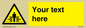 WV5184: Custom Crushing Hazard Sign