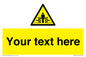 WV5184: Custom Crushing Hazard Sign