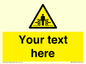 WV5184: Custom Crushing Hazard Sign