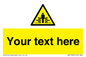 WV5184: Custom Crushing Hazard Sign