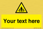 WV5184: Custom Crushing Hazard Sign